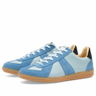 Novesta Men's GAT Leather Sneakers in Blue