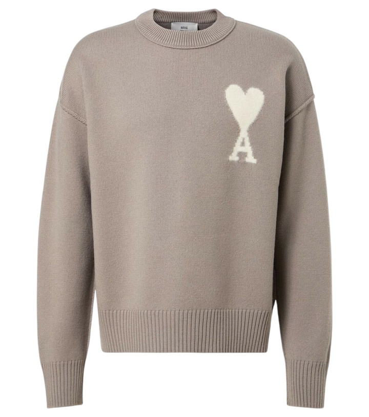 Photo: Ami Paris Ami De Cœur virgin wool sweater