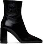 Courrèges Black Heritage Naplack Leather Boots