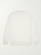PIACENZA 1733 - Mulberry Silk and Cashmere-Blend Sweater - Neutrals
