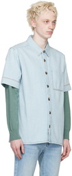 A.P.C. Blue Gil Shirt