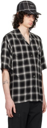 the Shepherd UNDERCOVER Black & Gray Check Shirt