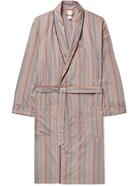 Paul Smith - Belted Striped Cotton-Poplin Robe - Multi