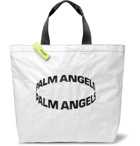 Palm Angels - Logo-Embroidered Coated Woven Tote Bag - White