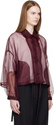 UNDERCOVER Burgundy UC1E8201 Coach Shirt