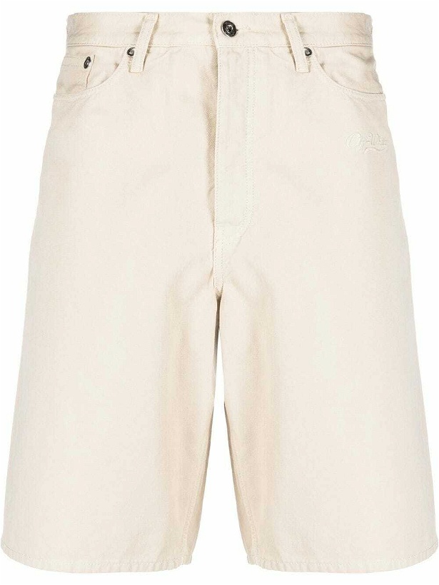 Photo: OFF-WHITE - Utility Cotton Shorts