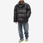 Balenciaga Men's Wrap Puffer Jacket in Black