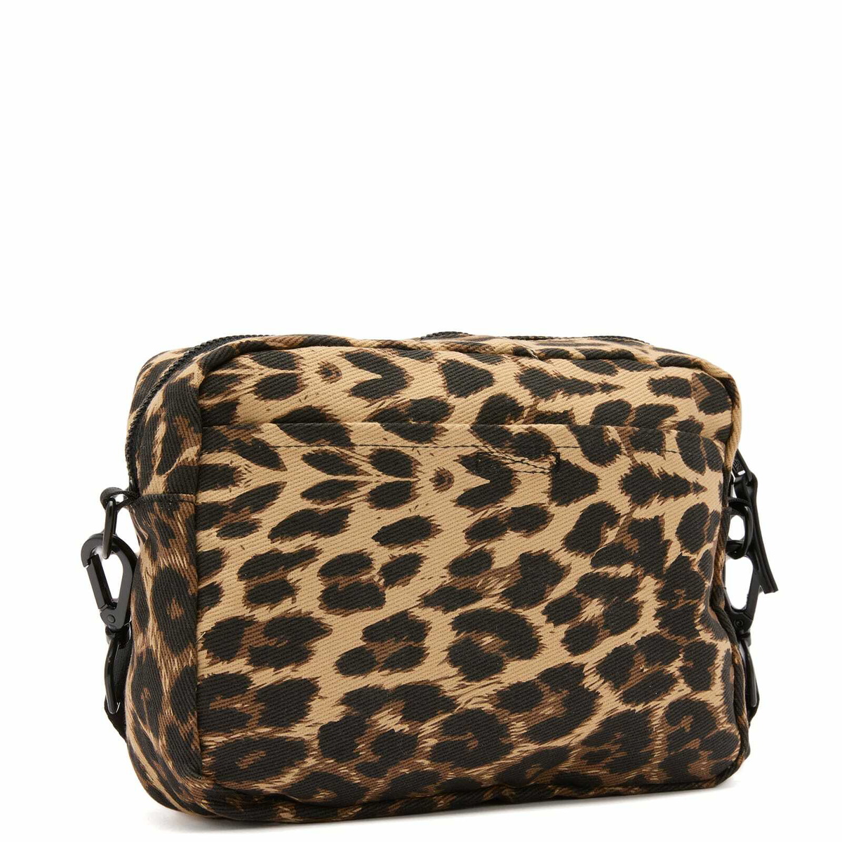 New Era Leopard Canvas Cross-Body Bag in Brown 