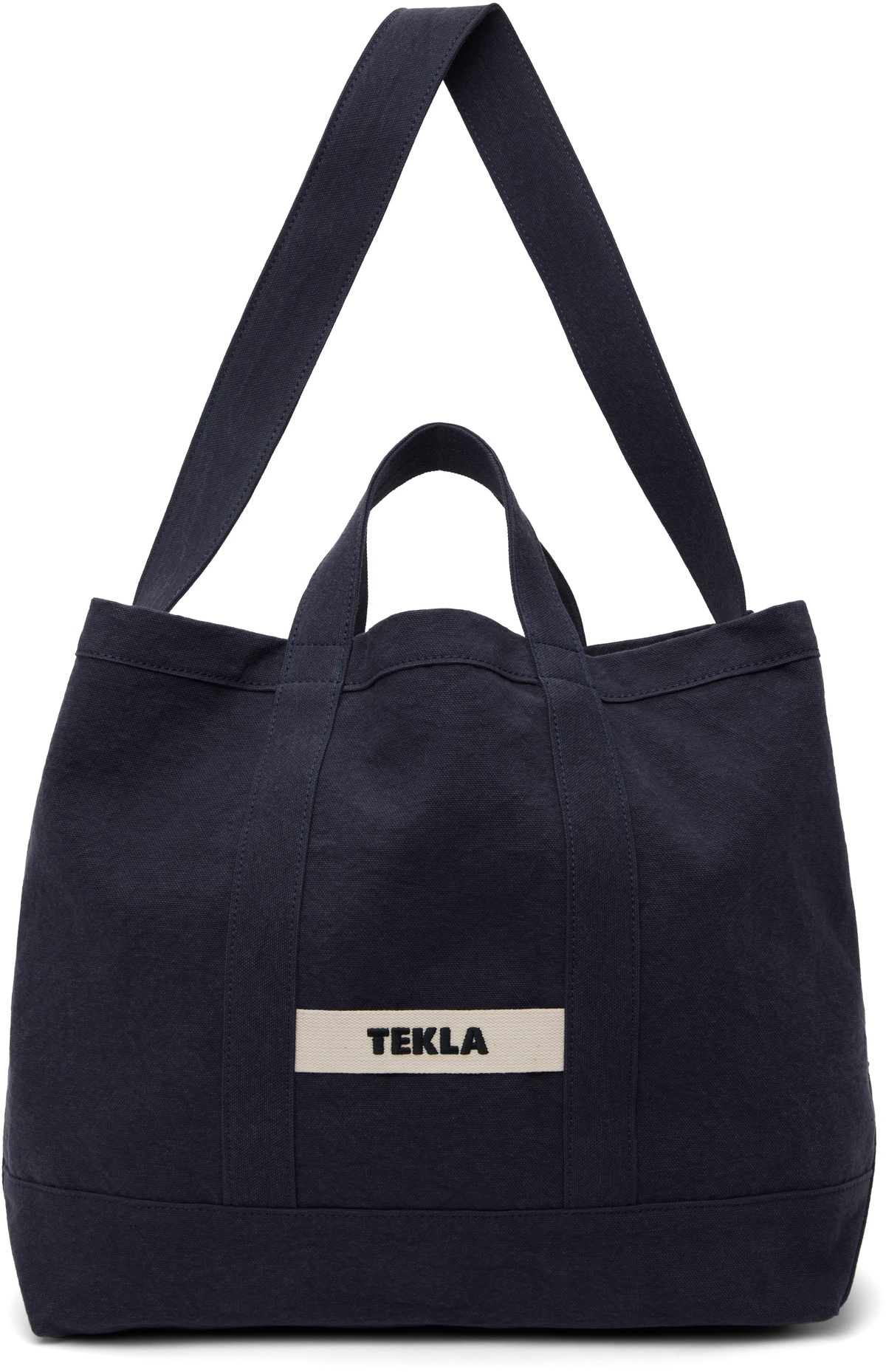 Tekla Navy Beach Tote Tekla Fabrics Tekla Navy Beach Tote Tekla Fabrics