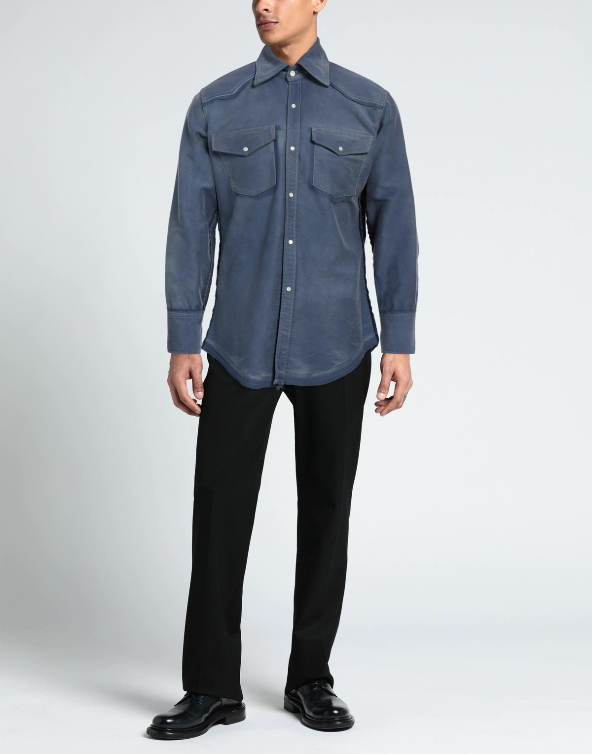 Maison Margiela Mens Shirt in Navy