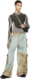 Charlie Constantinou Green Multi Pocket Cargo Pants