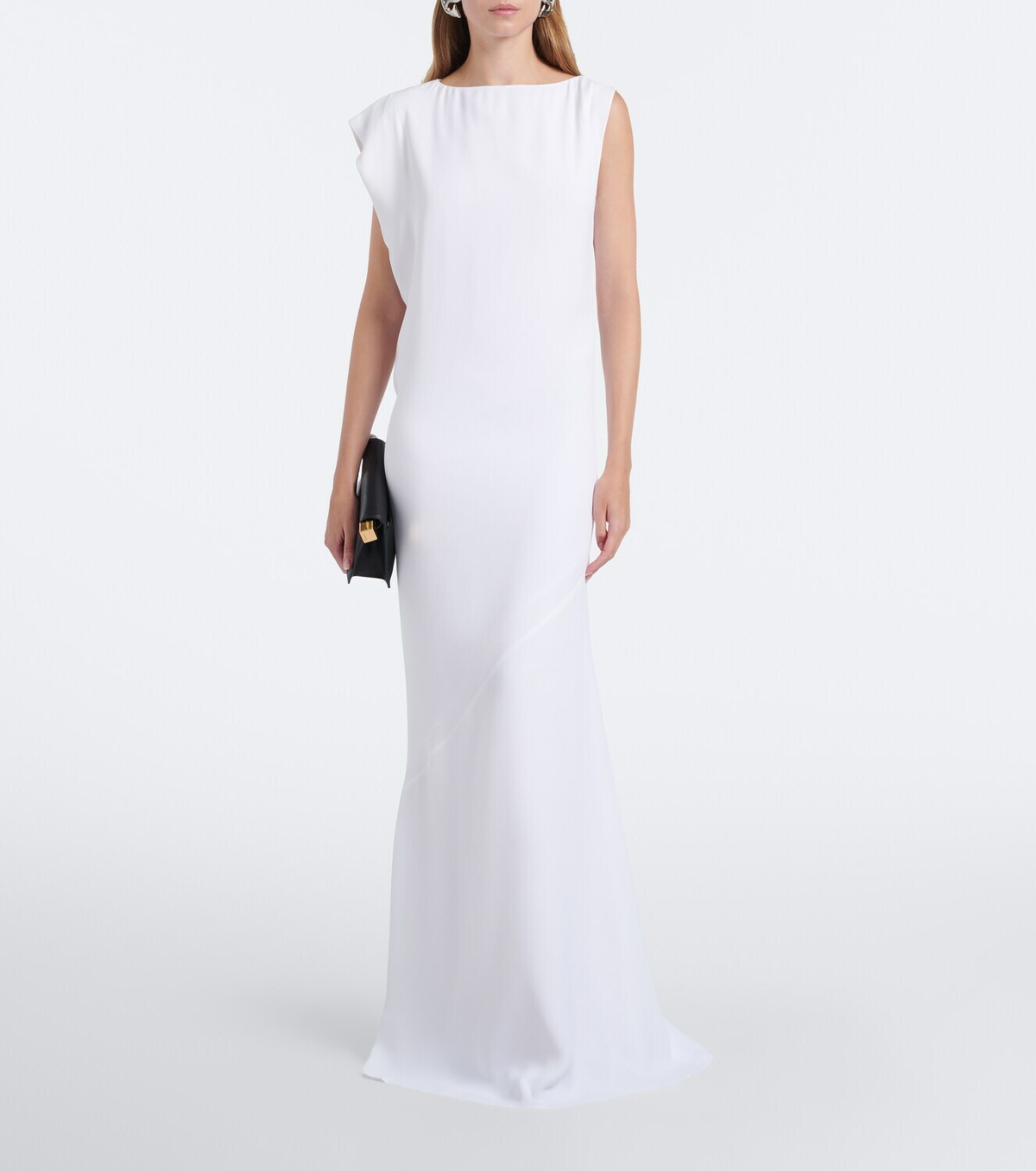 Jacquemus Drapée jersey maxi dress