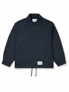 WTAPS - Logo-Appliquéd Nylon Coach Jacket - Blue