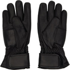 Fear of God Black Leather Driver Gloves