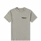 Fear of God ESSENTIALS Kids Logo T-Shirt in Dark Oatmeal