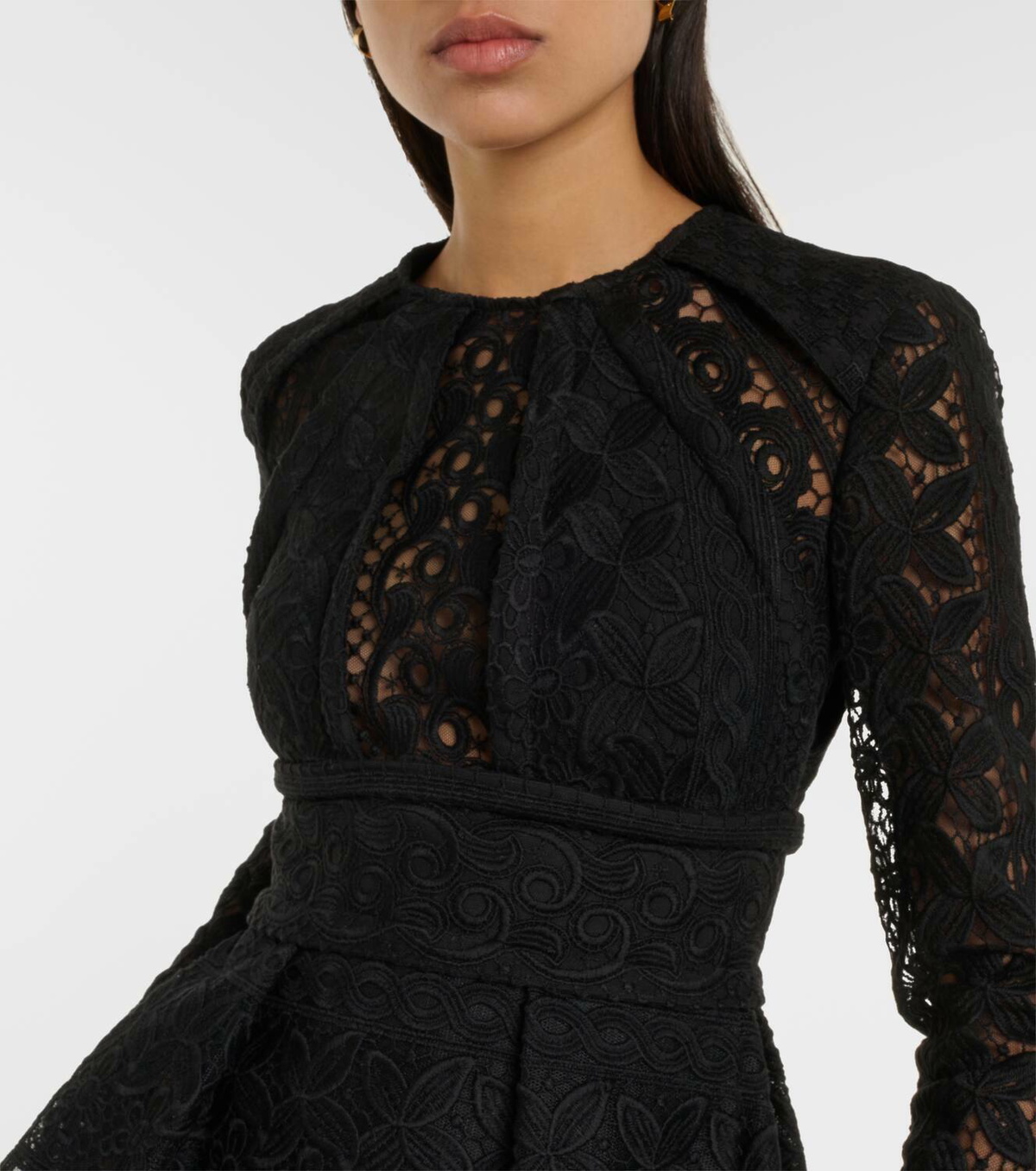 Elie Saab Cotton-blend lace maxi dress Elie Saab