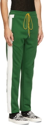 Rhude Green Jersey Collegiate Track Trousers