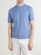Altea - Cotton-Piqué T-Shirt - Blue
