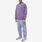 Dime Men's Micro Crew Sweat in Washed Grape