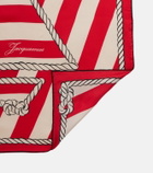 Jacquemus Bateau Corde printed silk scarf