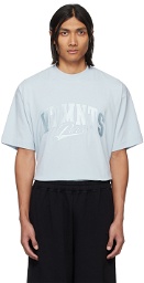 VTMNTS Blue Embroidered T-Shirt