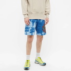 MARKET Men's Cali Lock Gradient Sweat Short in Blue Tie Dye