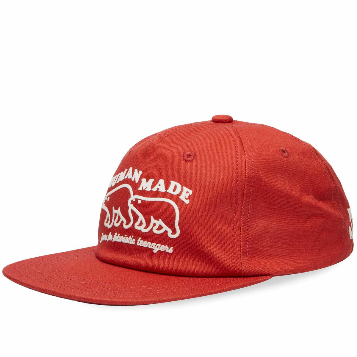 Human Made Men's Polar Bear Cap in Red Human Made