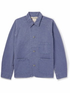 Remi Relief - Cotton-Canvas Overshirt - Blue