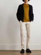 Zegna - Slim-Fit Straight-Leg Stretch-Cotton Twill Trousers - Neutrals