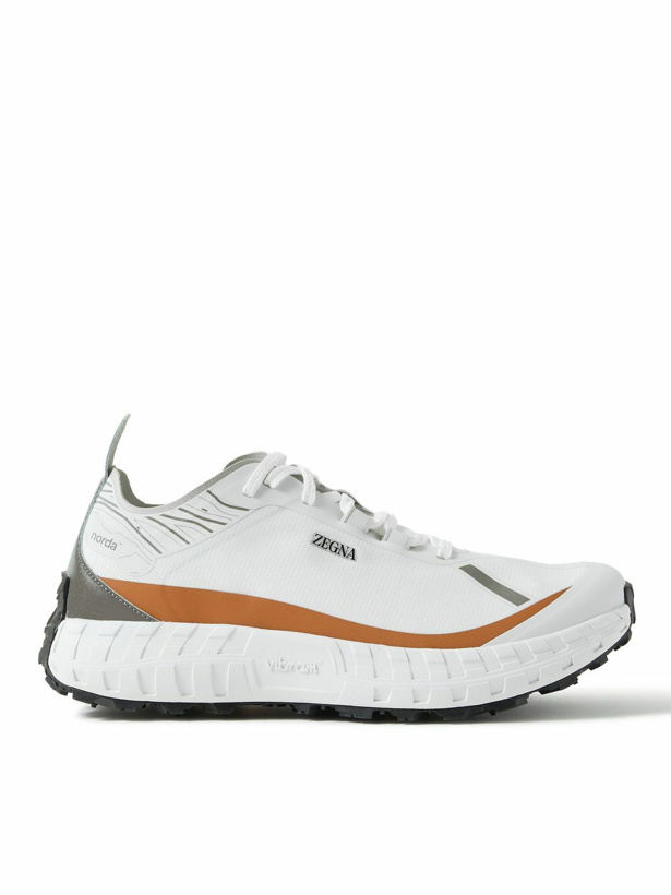 Photo: Zegna - norda Rubber-Trimmed Dyneema® Sneakers - White
