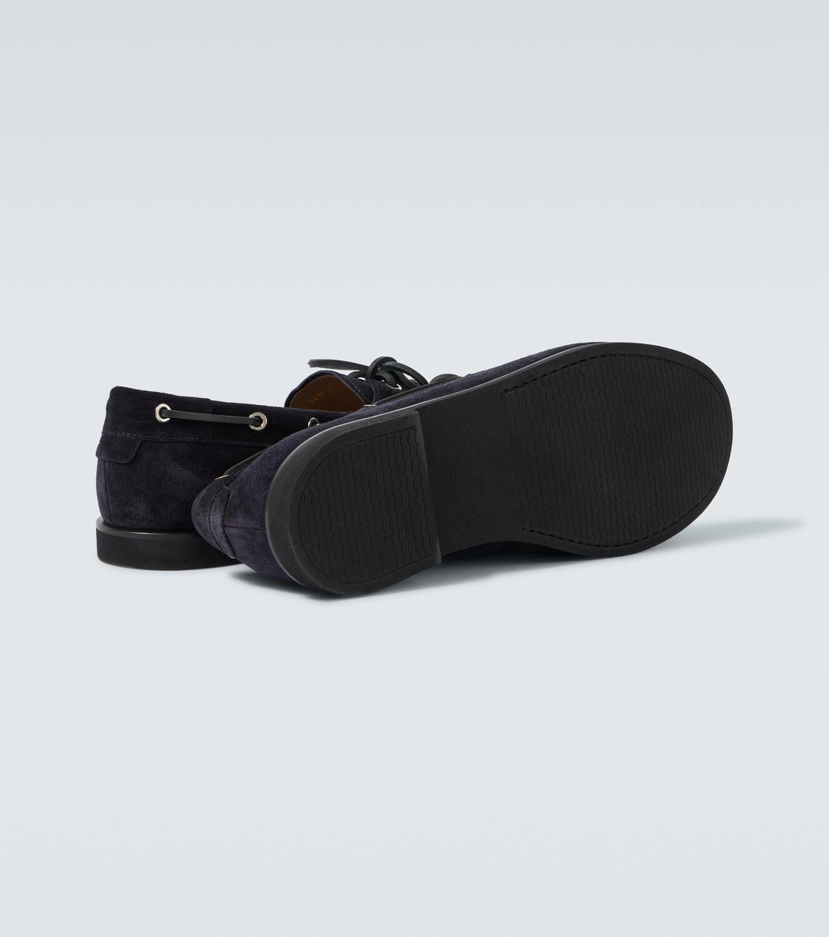 Gianvito Rossi Vandé suede boat shoes