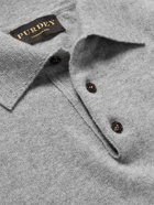 Purdey - Cashmere Polo Shirt - Gray