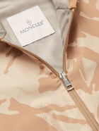 MONCLER - Chardon Camouflage-Print Nylon Hodded Jacket - Neutrals