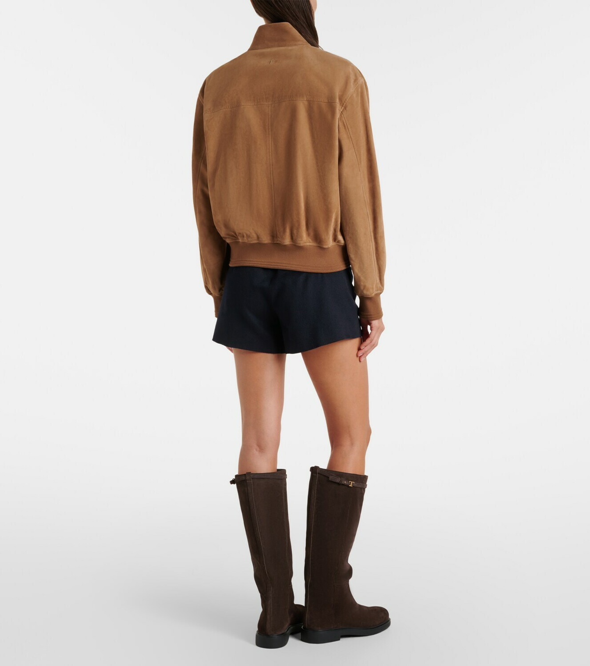 Tod's Suede bomber jacket