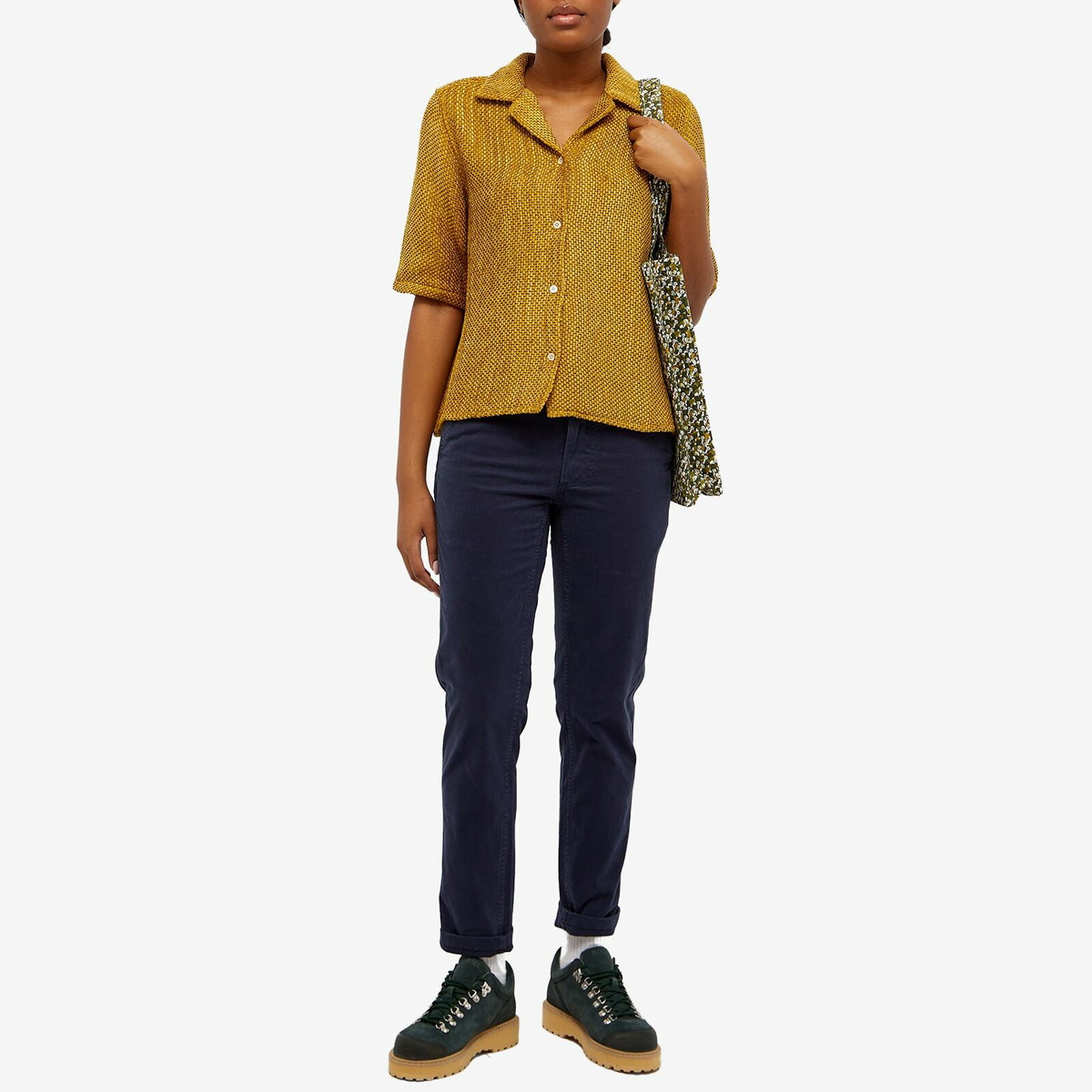 Gramicci Women's Tapered Pant in Double Navy