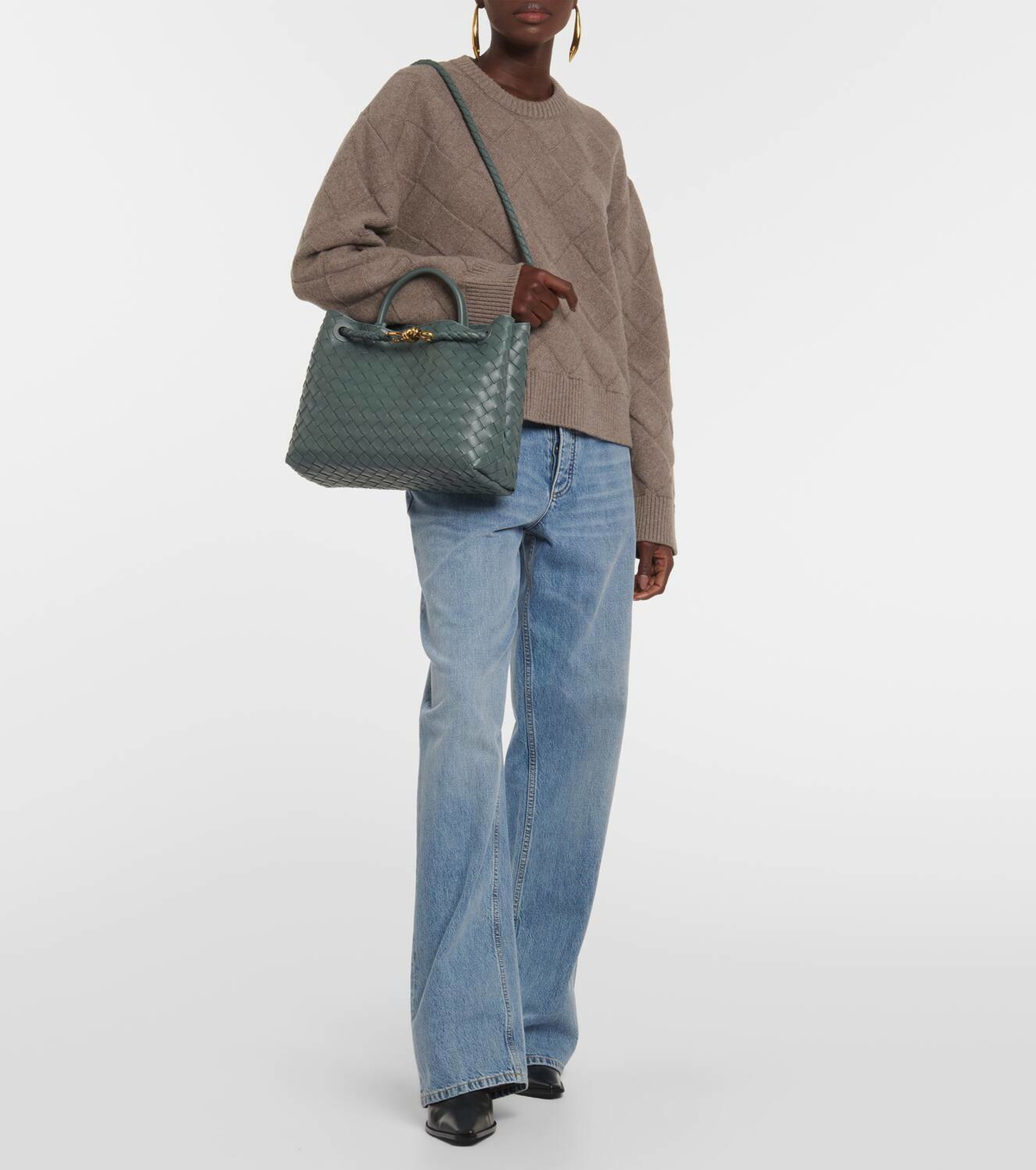 Bottega Veneta Andiamo Medium leather tote Bottega Veneta