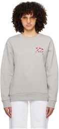 A.P.C. Gray Hearts Sweatshirt
