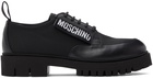 Moschino Black Logo Derbys