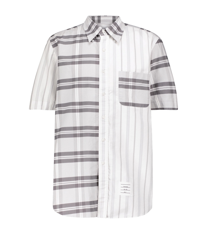 Photo: Thom Browne - Fun-Mix short-sleeved striped shirt