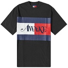 Tommy Jeans x Awake NY Flag T-Shirt in Black