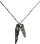 Isabel Marant Silver Feather Necklace