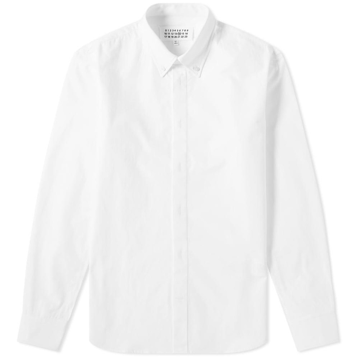 Photo: Maison Margiela 14 Button Down Oxford Shirt White