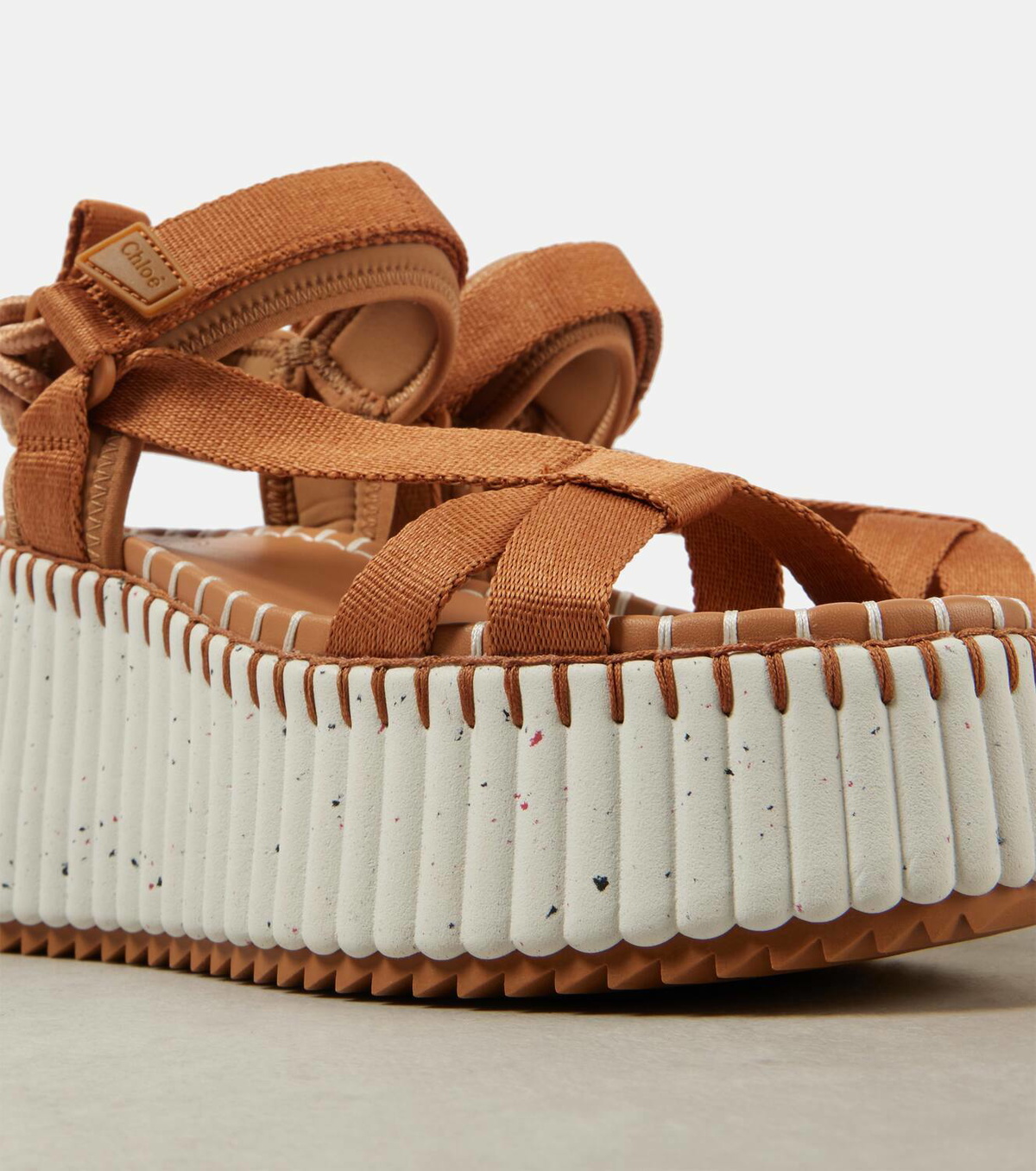 Chloé Nama 80 wedge sandals Chloe