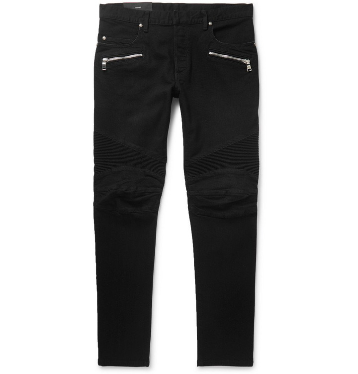 Photo: Balmain - Slim-Fit Denim Jeans - Black