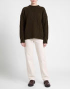 Róhe Womens Sweater Military in Green