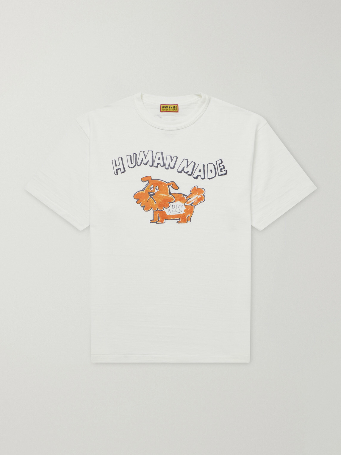 Human Made - Logo-Print Cotton-Jersey T-Shirt - White