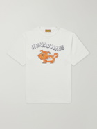 Human Made - Logo-Print Cotton-Jersey T-Shirt - White