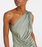 Rick Owens Lilies Shailee ruched one-shoulder gown