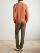 Loro Piana - Leisure City Slim-Fit Virgin Wool and Cashmere-Blend Trousers - Brown