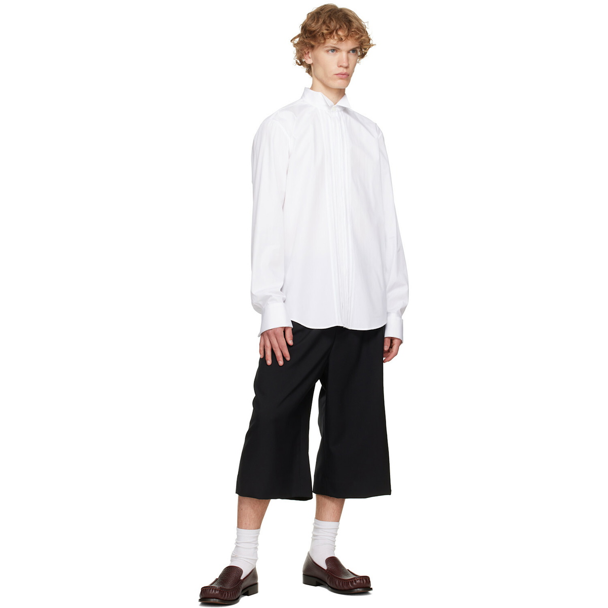 Dries Van Noten White Cotton Shirt